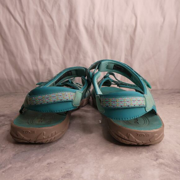 Teva‎ Tirra Metallic Girls Size 7 Strappy Sandals - Picture 5 of 9